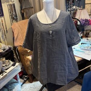 bryn Walker Charcoal Blouse